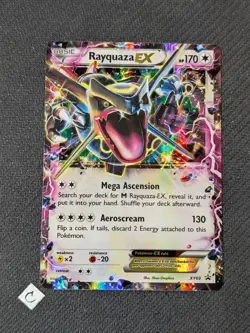 Rayquaza EX XY69 - Black Star Promo Shiny Ultra Rare Pokemon TCG MP - Image 1