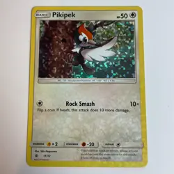 Pikipek 11/12 McDonald's Promos 2017 Holo Pokemon Light Play+ - Image 3