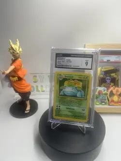 1999 Base Set Venusaur Holo 15/102 WOTC Vintage Pokemon TCG Like PSA CGC 9 Mint - Image 3