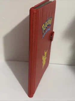 Vintage Pokemon Gotta Catch 'Em All Binder Red Pikachu 1999 Pokemon - Image 4