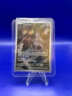 Pokemon TCG Mewtwo 052 Full Art Black Star Promo Scarlet & Violet 151 Sealed - Image 1