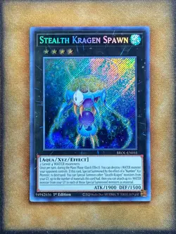 Yugioh Stealth Kragen Spawn BROL-EN031 Secret Rare 1st Ed NM - Image 1