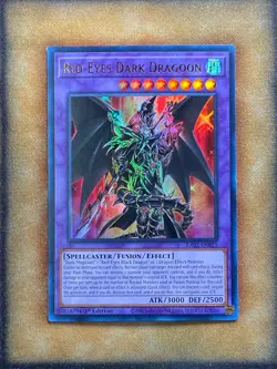Yugioh Red-Eyes Dark Dragoon RA02-EN021 Ultra Rare 1st Ed NM - Image 1