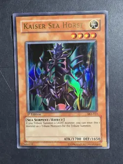 Kaiser Sea Horse - SKE-015 - Ultra Rare - 1st Edition YuGiOh LP - Image 1