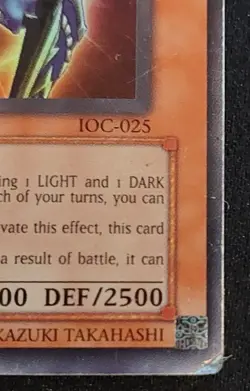 Yugioh Black Luster Soldier Envoy of the Beginning IOC-025 Ultra Rare DMG - Image 4