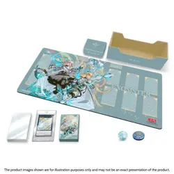 YuGiOh OCG DELUXE DUEL SET EXOSISTER Mikailis 100 sleeves playmat DDS1-JP001 - Image 1