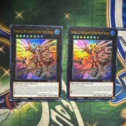 Yugioh! Number c62: Neo Galaxy-Eyes Prime Photon Dragon Ultra Rare x2 1st Ed NM - Image 1