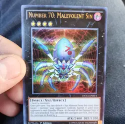 Number 70: Malevolent Sin DUSA-EN014 Ultra Rare 1st Edition NM Yugioh - Image 1