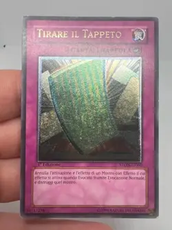 3x Yugioh Pulling the Rug Ultimate Rare Italian STON-EN060 1st Edition LP - Image 5