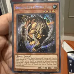 Yugioh Gazelle The King Of Mythical Claws MP24-EN091 Prismatic Secret Rare - Image 2