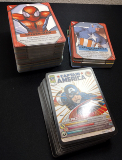 Vintage Marvel Ultimate Battles, ReCharge CCG Series 1 & 2 - 248 mixed card lot - Image 1