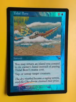 Tida Bore. Instant. Mercadian Masques FOIL MTG card. Old Vintage. - Image 2