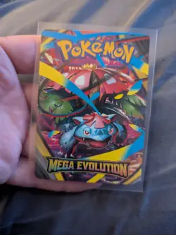 Pokemon TCG Mega Evolution Trainer Tips Art Card MEGA VENUSAUR - Image 1