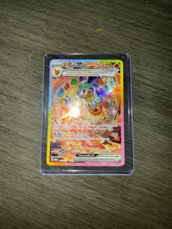 Pokemon TCG Flareon EX Prismatic Evolutions Holo Card 146/131 SV - Image 1