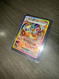 Pokemon TCG Flareon EX Prismatic Evolutions Holo Card 146/131 SV - Image 3