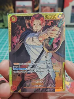 Shanks OP01-120 SEC Secret Rare Prb01 One Piece TCG Card Game NM/M - Image 1