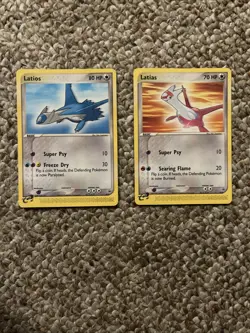 Pokemon TCG Latios and Latias Card Set NM Condition Rare Promo Cards - Image 1