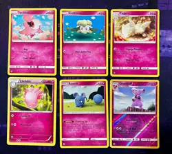 6x Fairy Pokemon Cards Lot Azurill Mixed LP NM Bulk Bundle Asako Ito (Lot#11) - Image 1