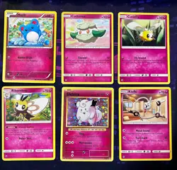 6x Fairy Pokemon Cards Lot Pink Cute Mixed LP NM XY Evolution Clefairy (Lot#15) - Image 1