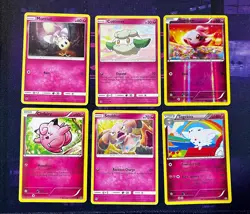6x Fairy Pokemon Cards Lot Cute Mixed LP Bulk Bundle Tomokazu Komiya (Lot#10) - Image 1