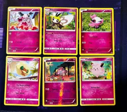6x Fairy Pokemon Cards Lot Pink Mixed LP MP Bulk Bundle Primal Clash XY (Lot#12) - Image 1