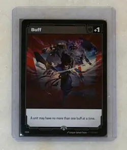 Riftbound Buff Yasuo (Fist Bump Promo) MINT Rare Card (RIOT GAMES) - Image 1
