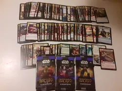 Star Wars Unlimited TCG Shadows Galaxy LOT of 111 C/UC Cards UNPLAYED w/3 Wrap - Image 1