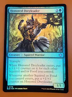 1x Honored Dreyleader | FOIL | Bloomburrow | MTG Magic Cards - Image 1