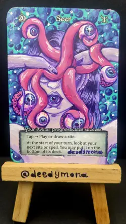 Altered Sorcery: Contested Realm "Seer" Avatar Card Beta - Image 2