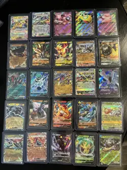 Pokemon 50 Card LOT ALL RR DOUBLE RARE AND ALL IN TOP LOADERS Japanese Chinese - Image 2