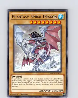 Yu-Gi-Oh TCG Phantasm Spiral Dragon MACR-EN028 1st Edition Rare Card NM - Image 1