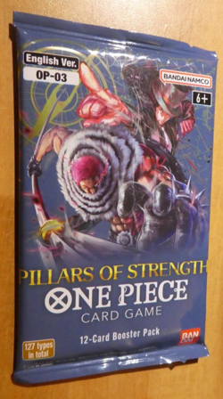 ONE PIECE PILLARS OF STRENGTH CARD ENGLISH OP03 PACK X1 BOOSTER SEALED NEUF MINT - Image 1