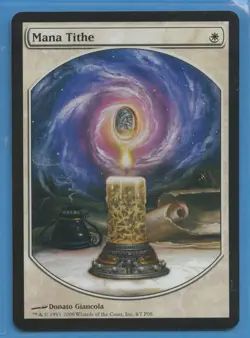 MTG: Player Rewards Textless: 2008: Mana Tithe - Image 1