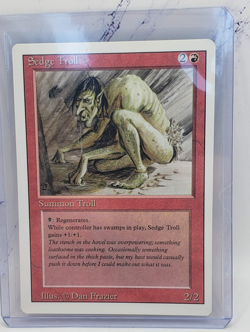 Magic the Gathering Sedge Troll Revised Edition - Image 1