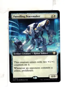 MTG SkeenAB Patrolling Peacemaker BORDERLESS from EOC. NM. - Image 1