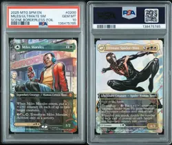 FOIL PSA 10 MTG MARVEL'S SPIDER-MAN 0200 MILES MORALES/ULTIMATE SPIDER-MAN 2025 - Image 1