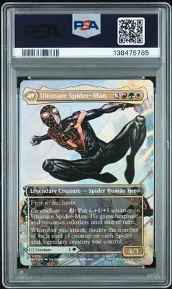 FOIL PSA 10 MTG MARVEL'S SPIDER-MAN 0200 MILES MORALES/ULTIMATE SPIDER-MAN 2025 - Image 3