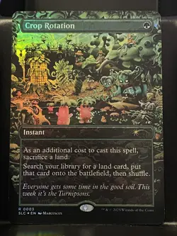 Crop Rotation FOIL # 3 MTG SLD Secret Lair Countdown Kit 2025 NM - Image 1