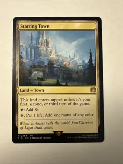 1x Starting Town, Magic the Gathering MTG NM - Image 1