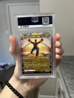 2025 MTG MARVEL'S SPIDER-MAN #0208 AMAZING SPIDER-MAN/PETER PARKER PSA 10 - Image 2