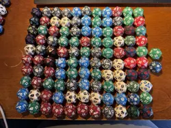 Lot of 112 MTG Magic the Gathering Spindown D20 Dice Various Sets Promos RARE - Image 1