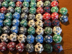 Lot of 112 MTG Magic the Gathering Spindown D20 Dice Various Sets Promos RARE - Image 5