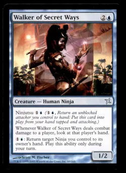 Walker of Secret Ways LP Light Play Betrayers of Kamigawa MTG [5742] - Image 1