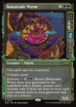 [MTG] Balustrade Wurm (Showcase) (0319) (DSK) NM - Image 1