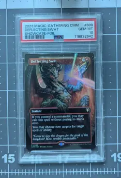 Deflecting Swat Borderless Foil CMM 698 Magic the Gathering PSA 10 GEM MT - Image 1