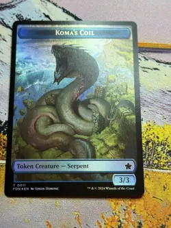 MTG Koma's Coil Scion Of The Deep Full Art Foil Foundations - Image 2