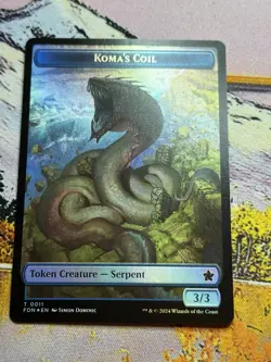 MTG Koma's Coil Scion Of The Deep Full Art Foil Foundations - Image 3