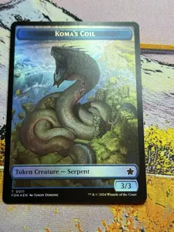 MTG Koma's Coil Scion Of The Deep Full Art Foil Foundations - Image 4