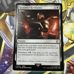 MTG Resentful Revelation Common Regular NM Final Fantasy NP Regular - Image 1