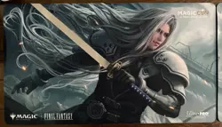 MTG Final Fantasy UltraPro Foil Cloud Sephiroth Playmat Magiccon Vegas SOLD OUT - Image 3